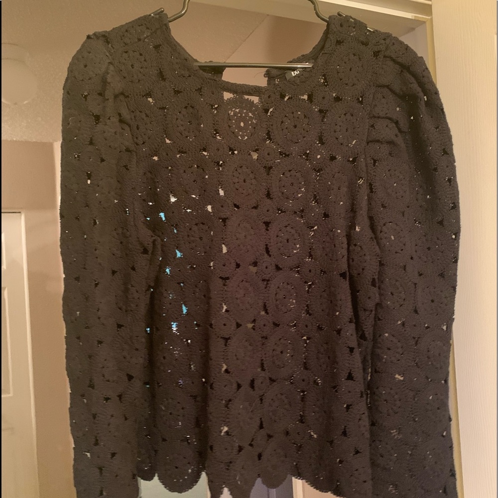 Beautiful black lace blouse